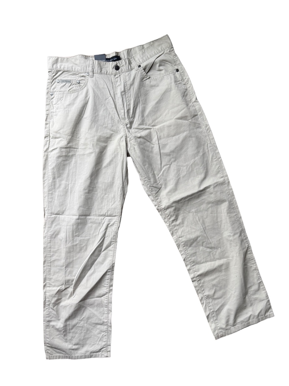 Calvin Klein Jeans Men's Chino Pants in Light Off-White